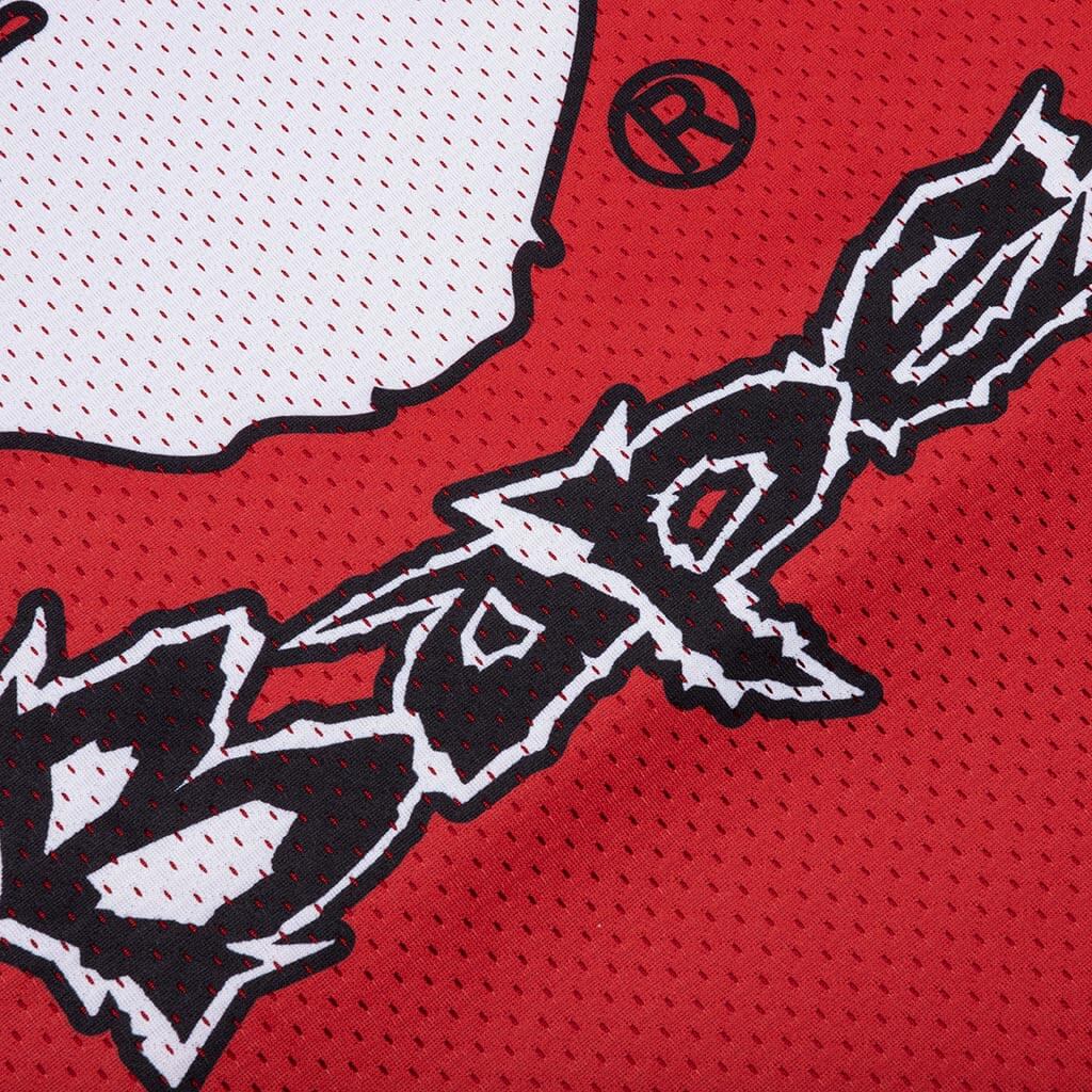 Football Relaxed Fit Tee - Red - Image 4