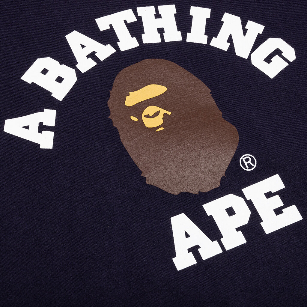 College Tee - Navy - Image 3