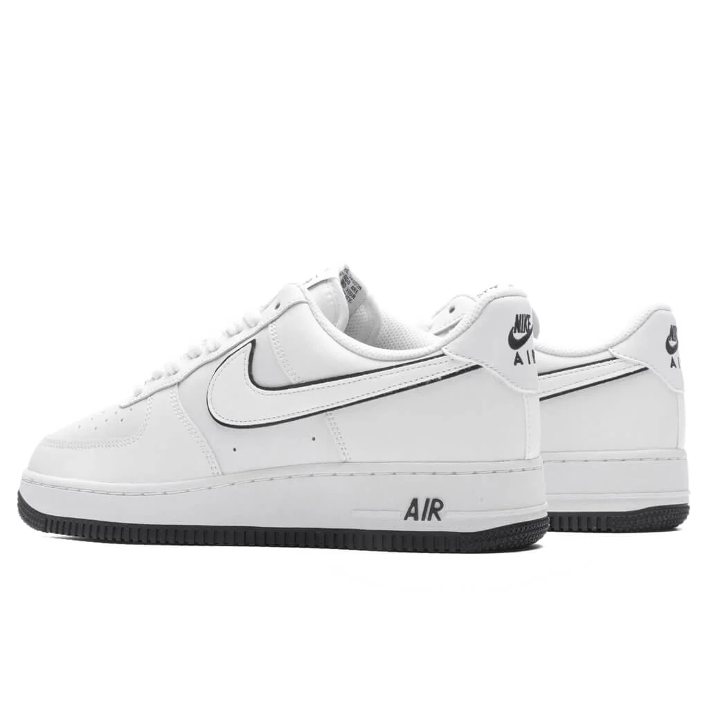 Air Force 1 '07 - White/Black/White - Image 3