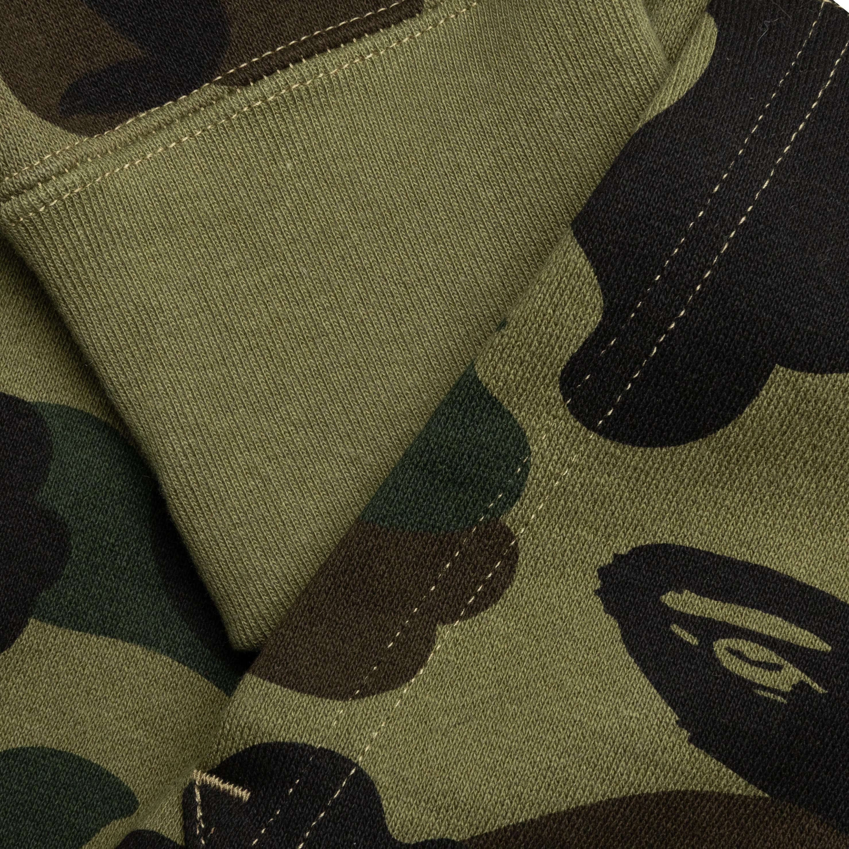 1st Camo Shark Full Zip Hoodie - Green - Image 4