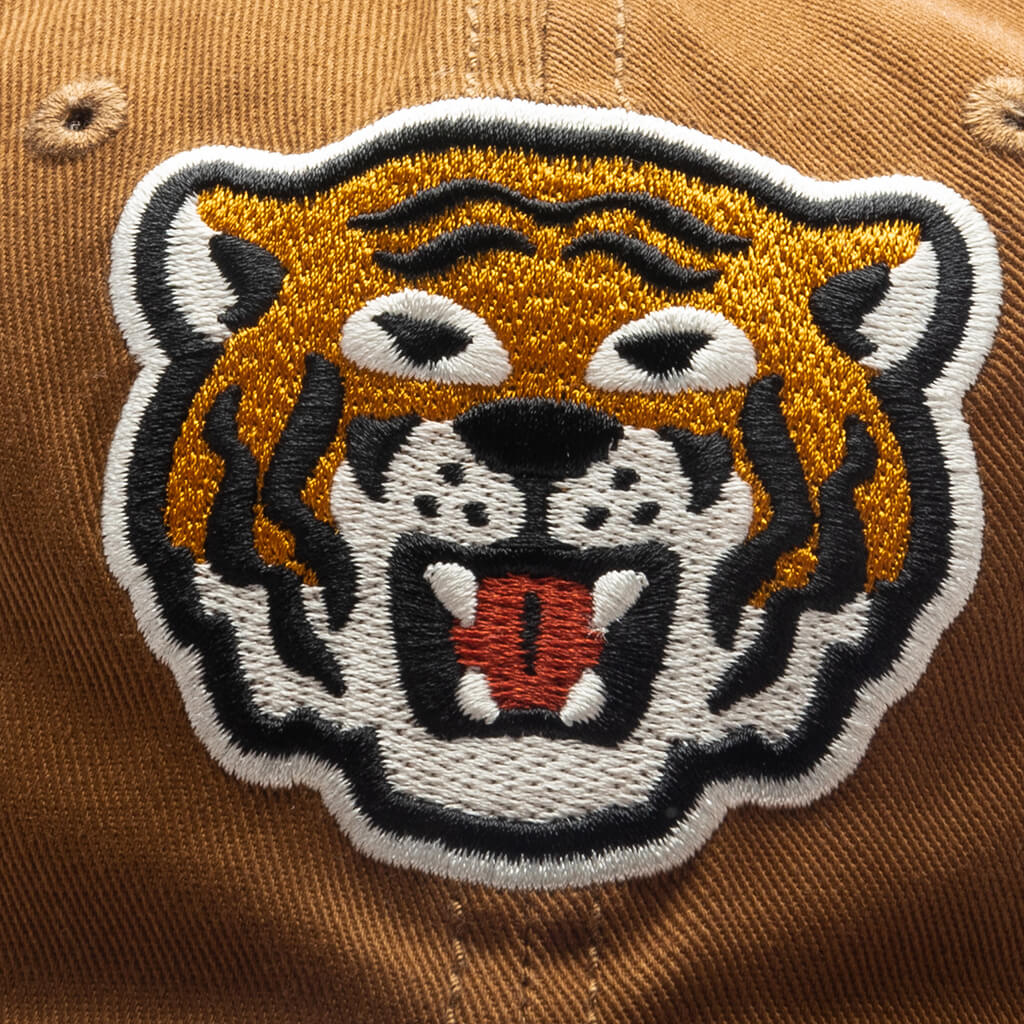 6 Panel Twill Cap #1 - Brown - Image 4