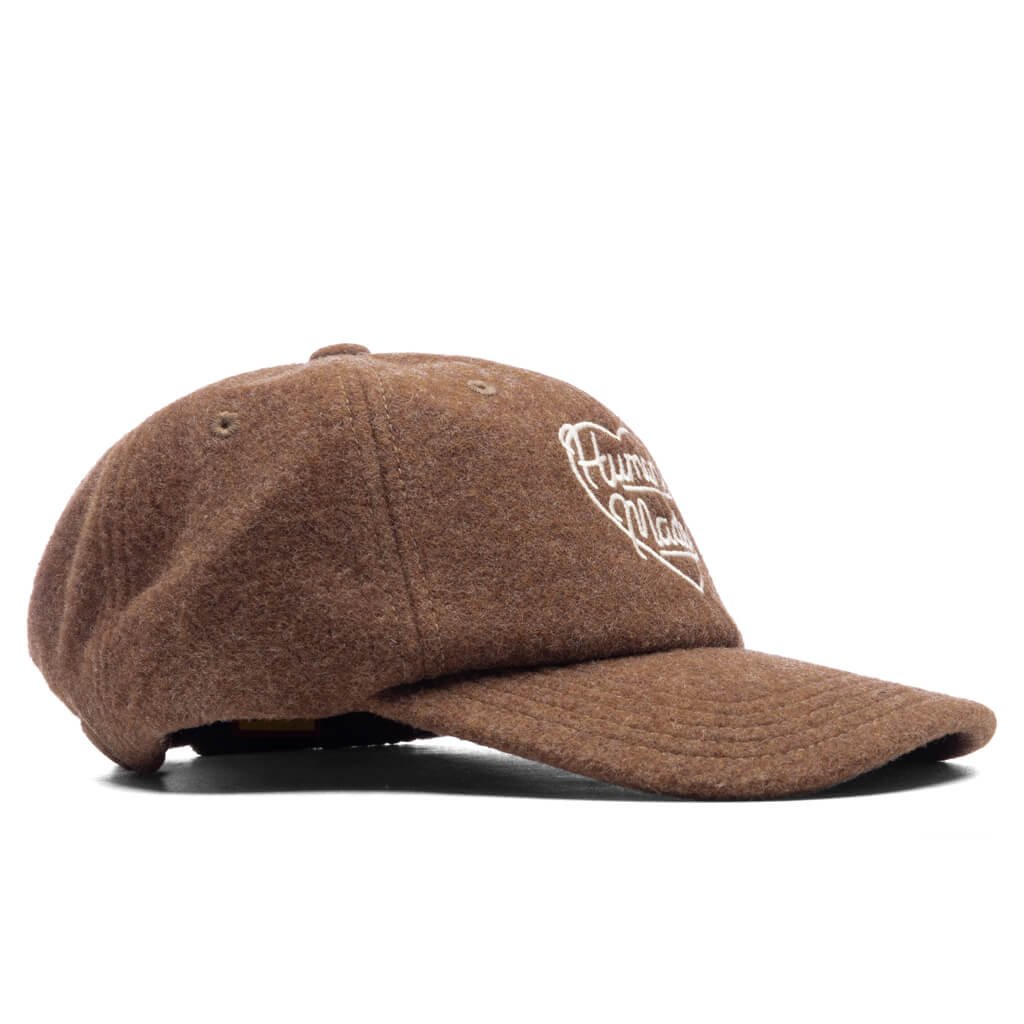 6 Panel Wool Cap - Brown - Image 3