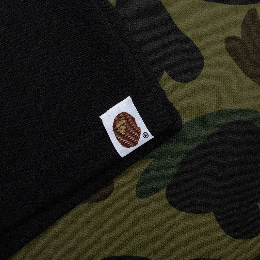 1st Camo Back Shark Sweat Shorts - Green - Image 3