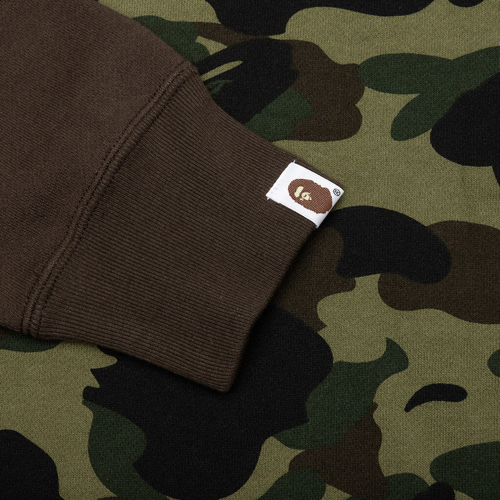 1st Camo Crazy NYC Logo Relaxed Fit Crewneck - Green - Image 4
