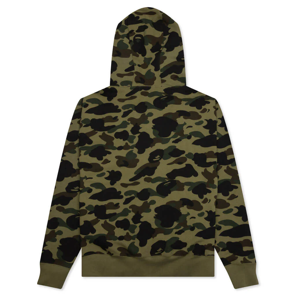 1st Camo Full Zip Hoodie - Green - Image 2