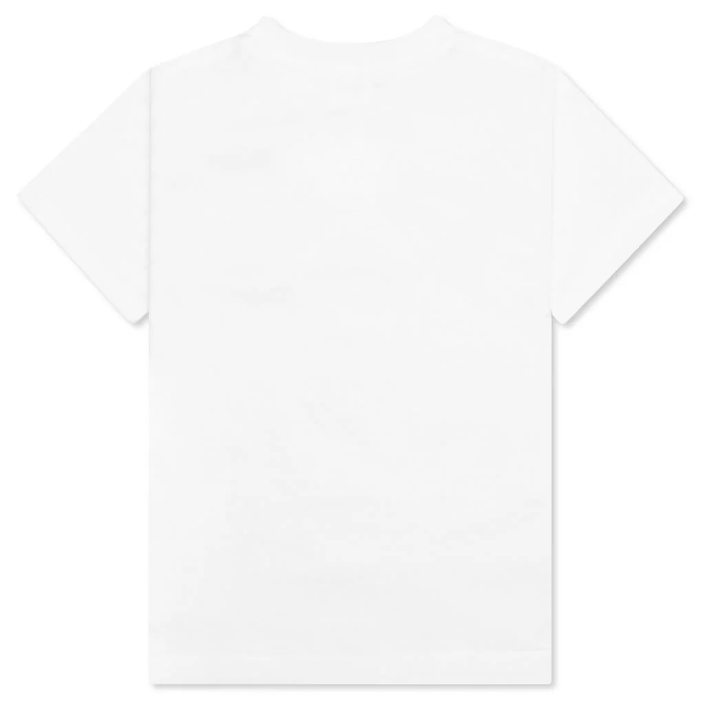 Kids 1st Camo Milo Busy Works Tee - White/Green - Image 2