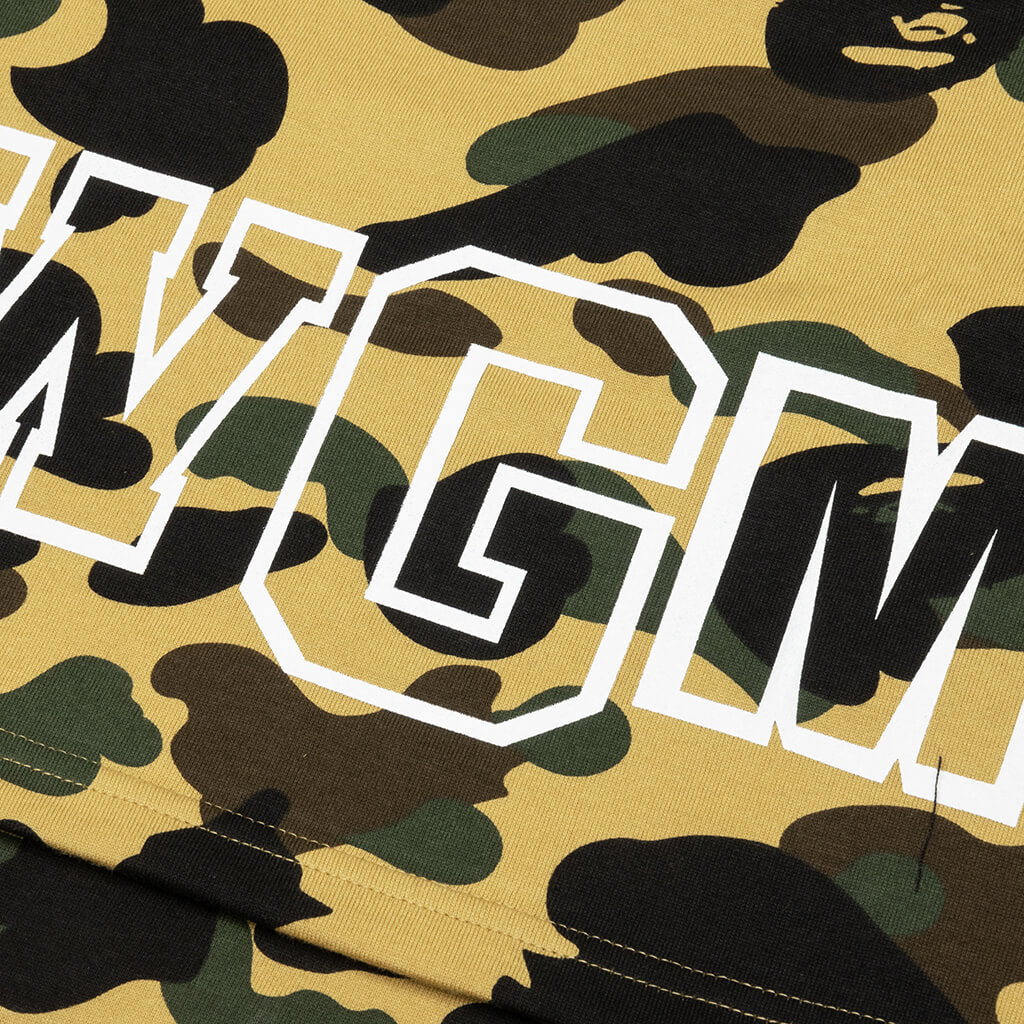 1st Camo Shark Tee - Yellow - Image 4