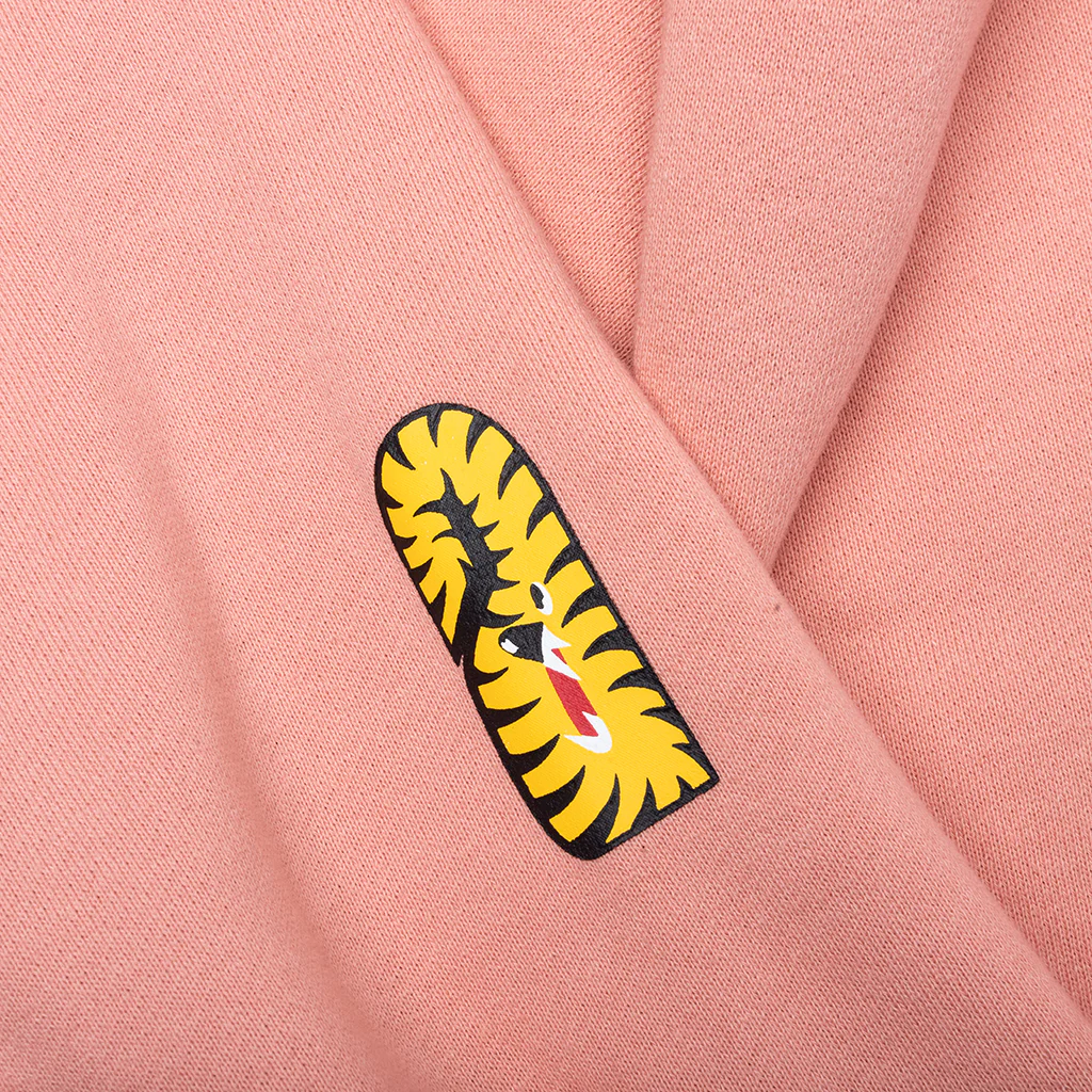 2nd Shark Full Zip Hoodie - Pink - Image 4