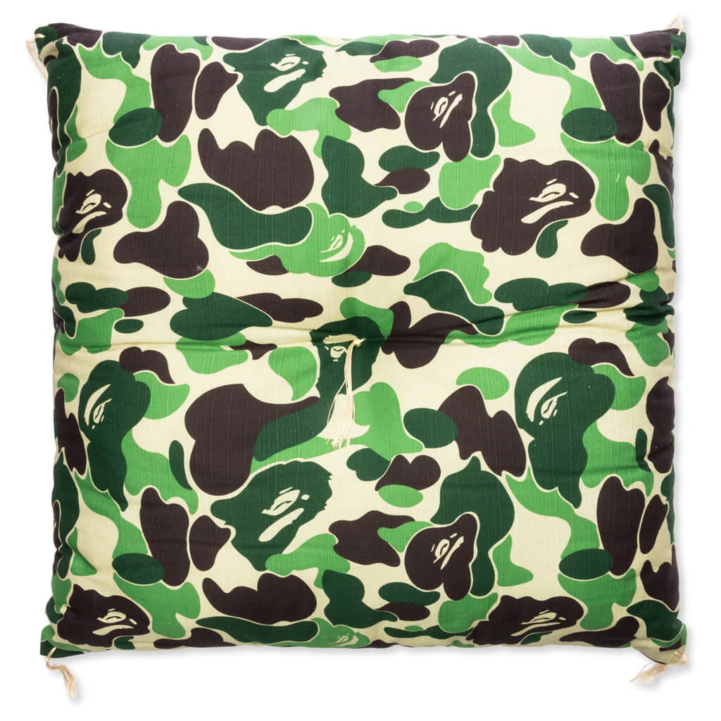 Abc Camo Japanese Cushion  - Green