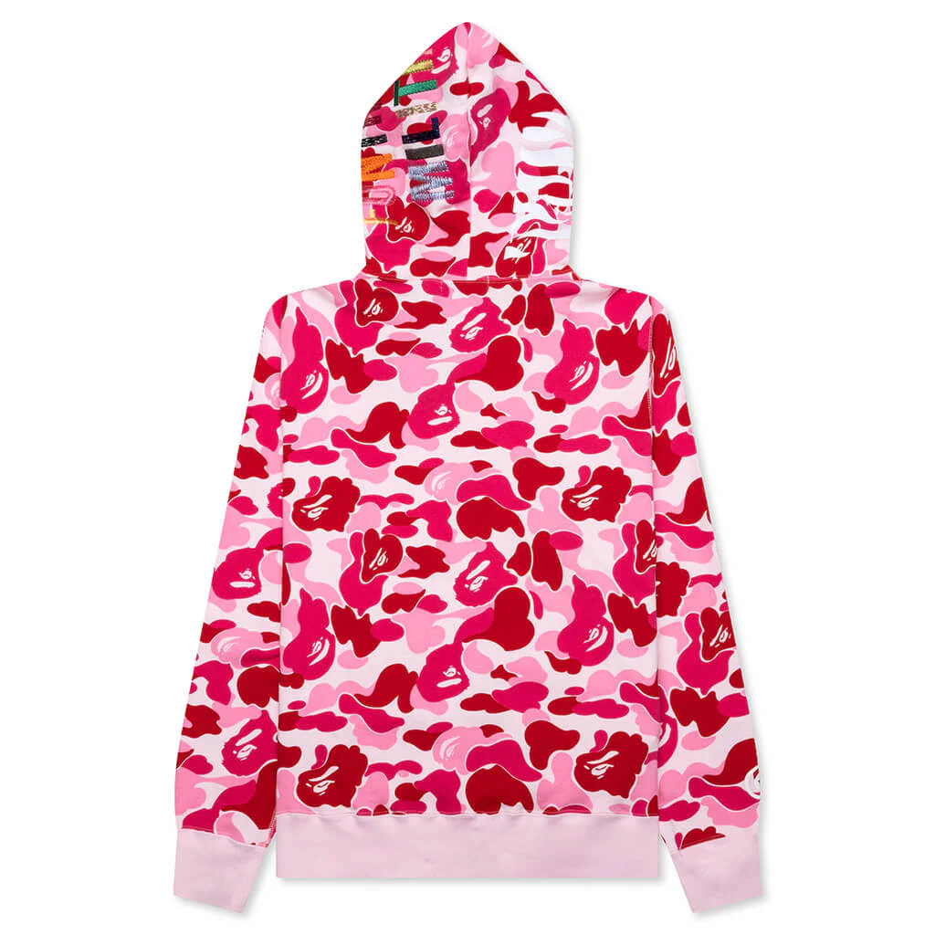 Abc Camo Tiger Full Zip Hoodie - Pink - Image 2