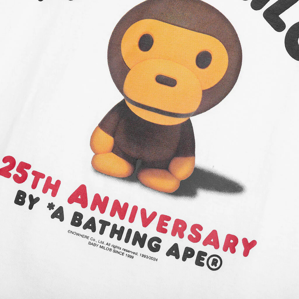 Baby Milo 25th Anniversary Photo Tee - White - Image 3