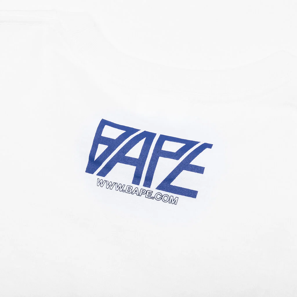 Bape Logo Monogram Tee - White - Image 4