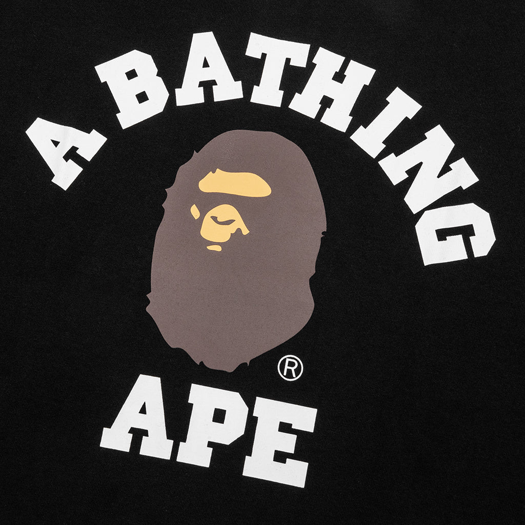 College Tee - Black - Image 3