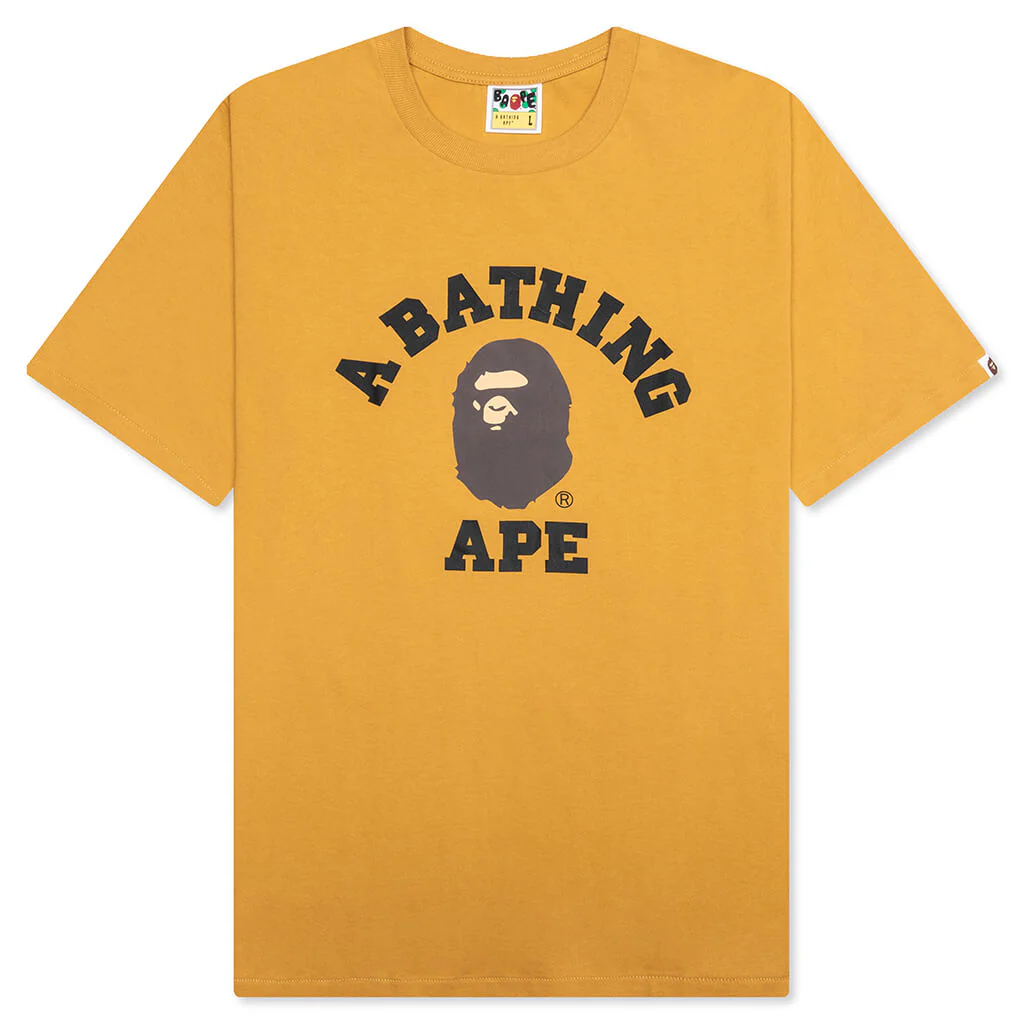 College Tee - Yellow