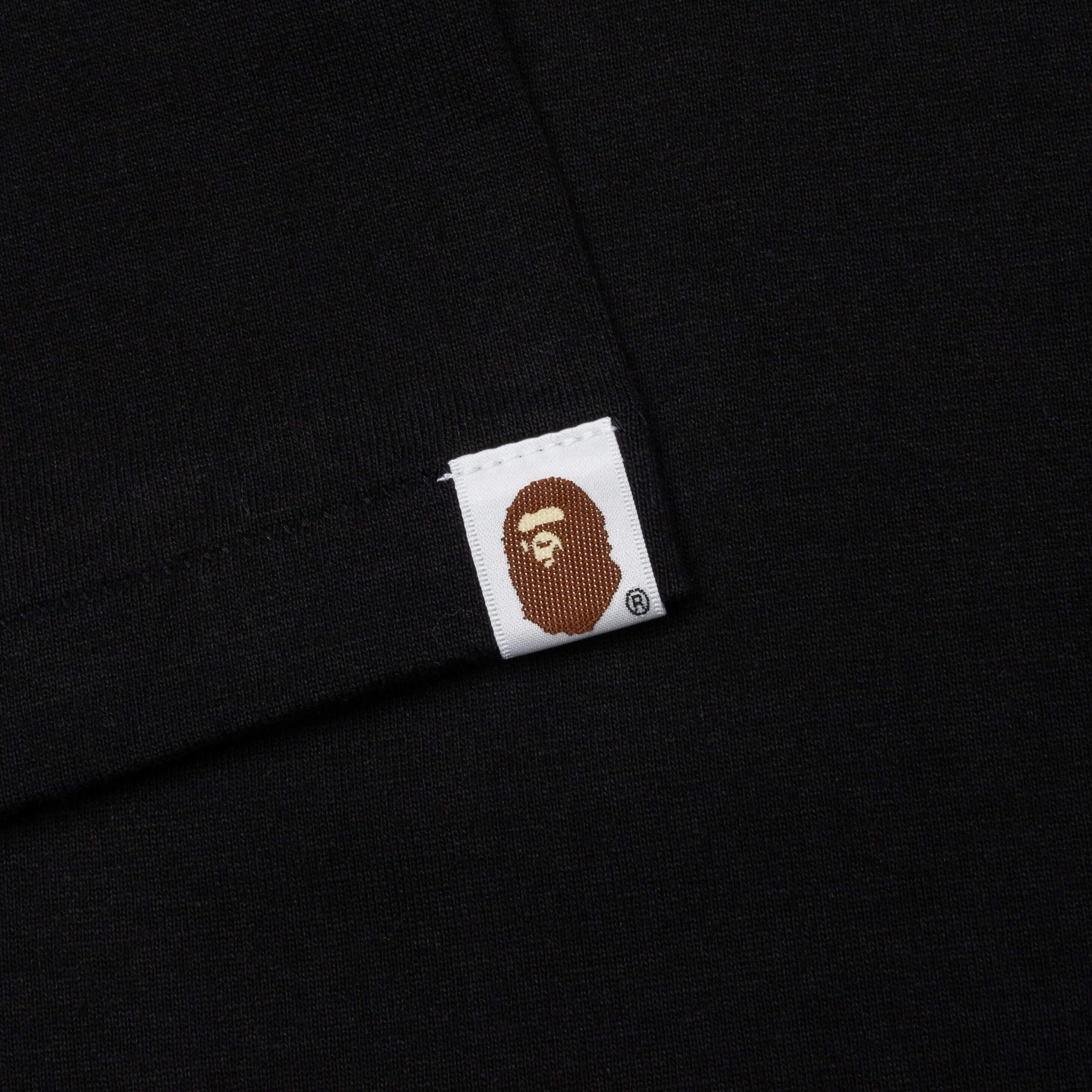 Color Camo Milo on Big Ape Tee - Black/Purple - Image 5