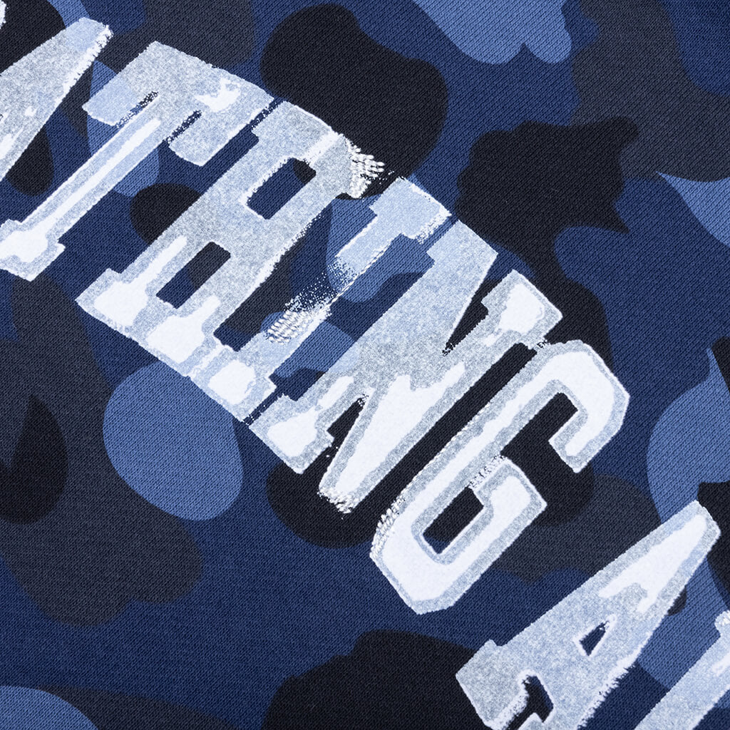 Color Camo Pullover Hoodie - Navy - Image 3