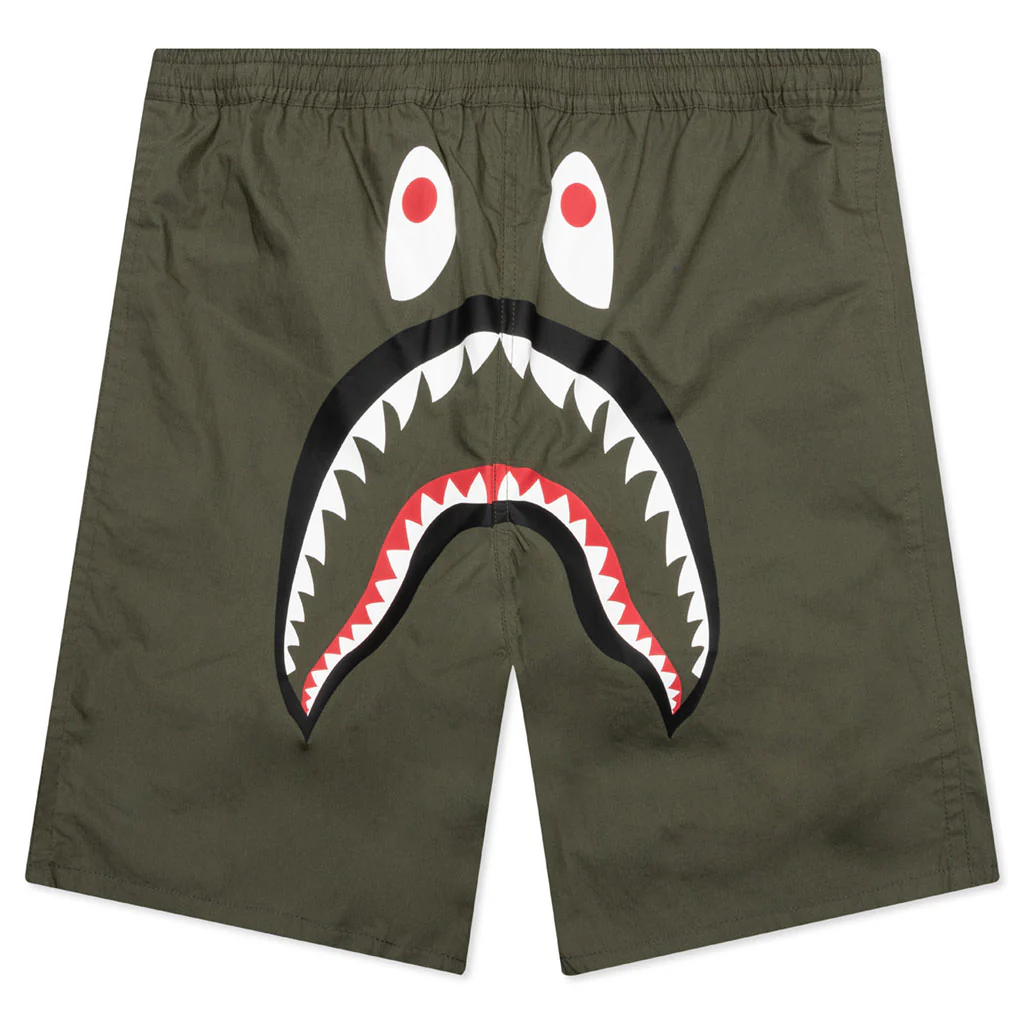 Color Camo Shark Reversible Shorts - Navy - Image 2