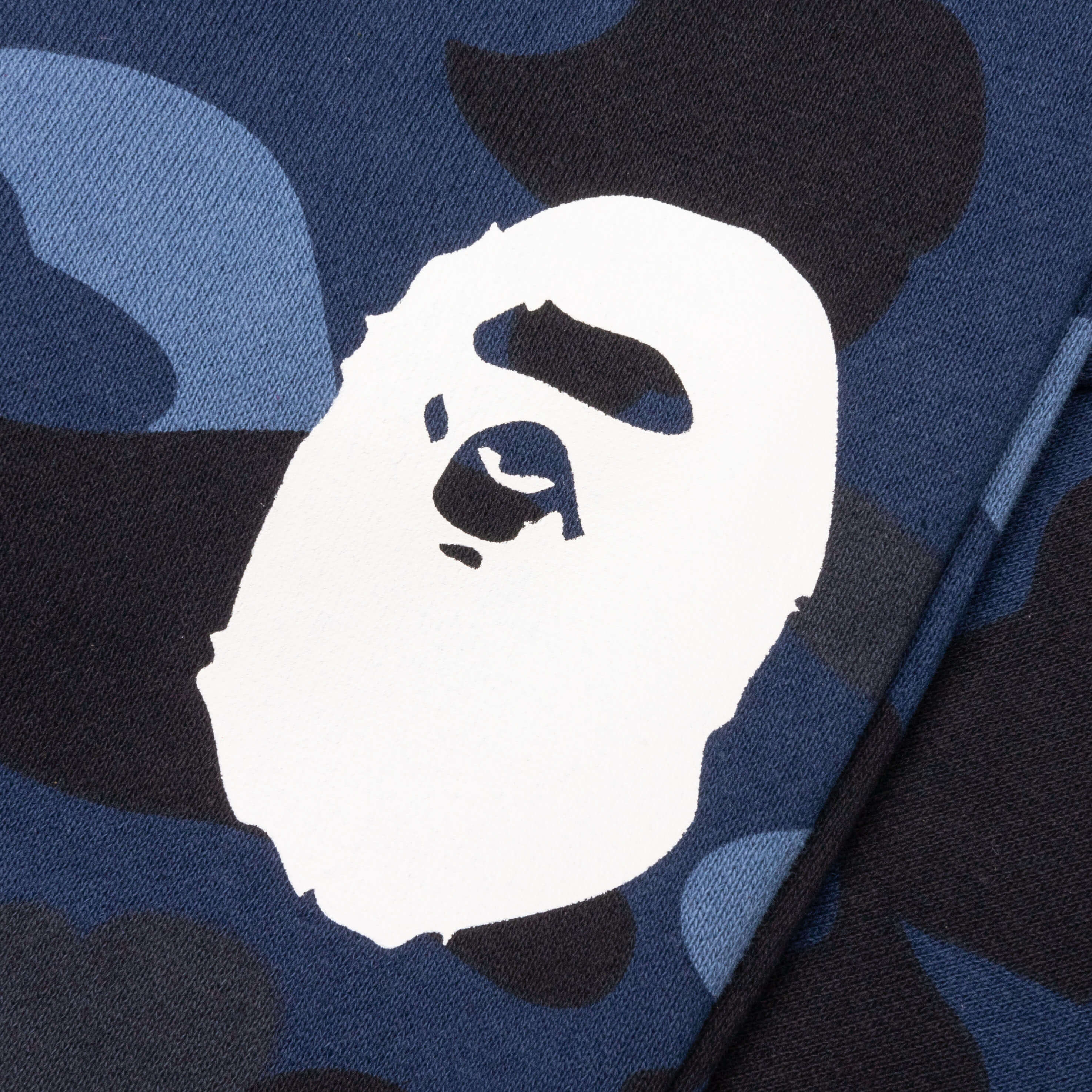 Color Camo Wide Fit Sweat Pants - Navy - Image 3