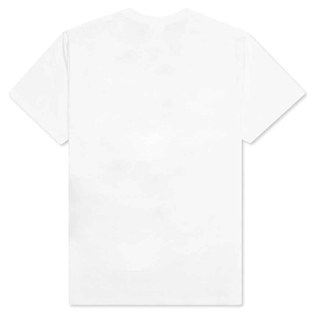 Honeycomb Camo Busy Works Tee - White/Blue - Image 2
