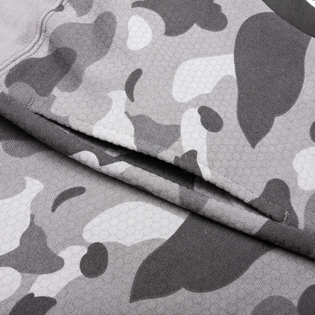Honeycomb Camo Shark Sweat Shorts - Grey - Image 4