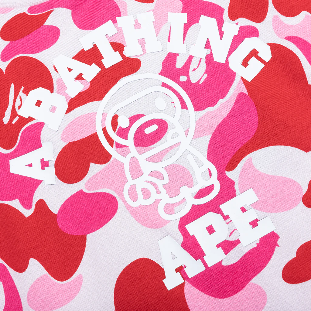 Kid's Abc Camo Baby Milo College Tee - Pink - Image 3