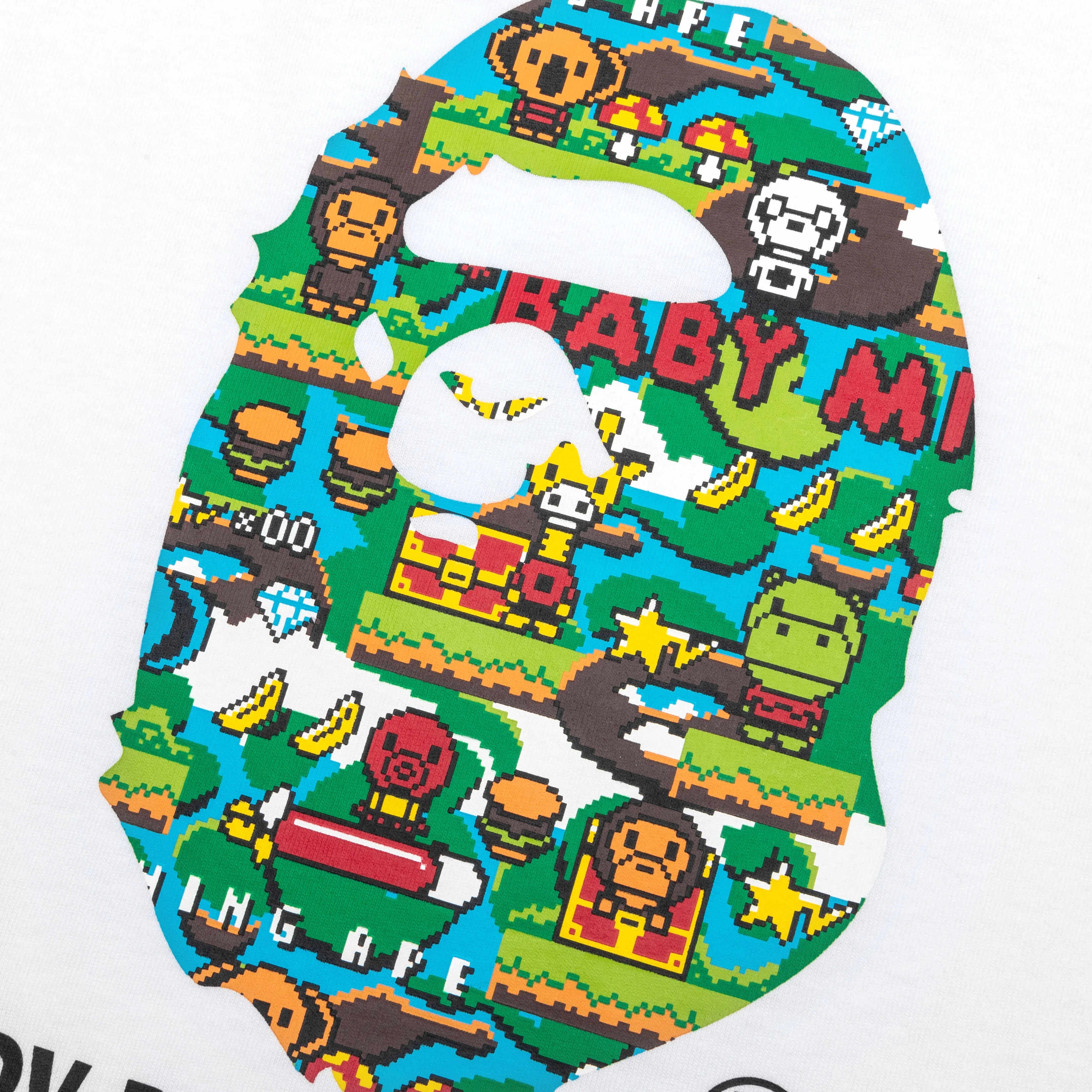 Kid's Baby Milo Game By Bathing Ape Tee - White - Image 3