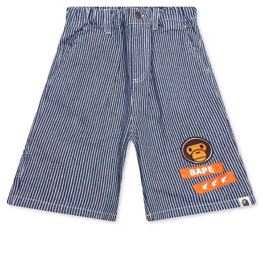 Kid's Hickory Milo Patch Painter Shorts - Navy