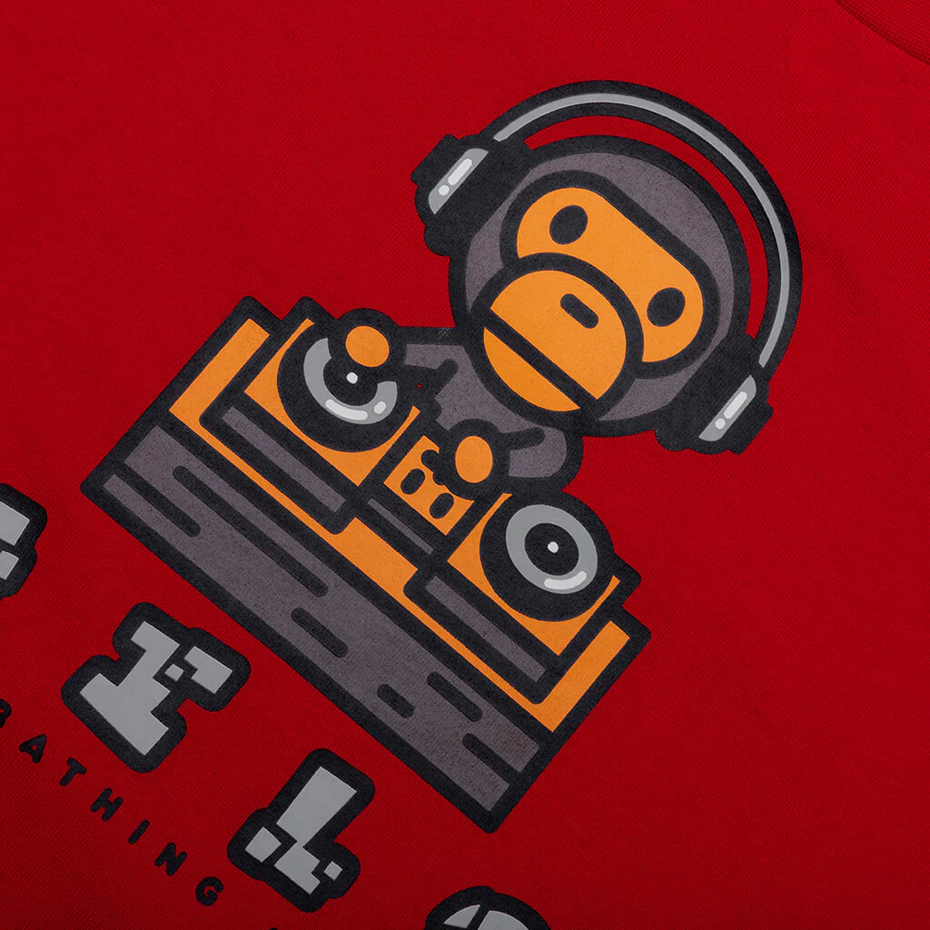 Kid's Milo DJ Tee - Red - Image 3