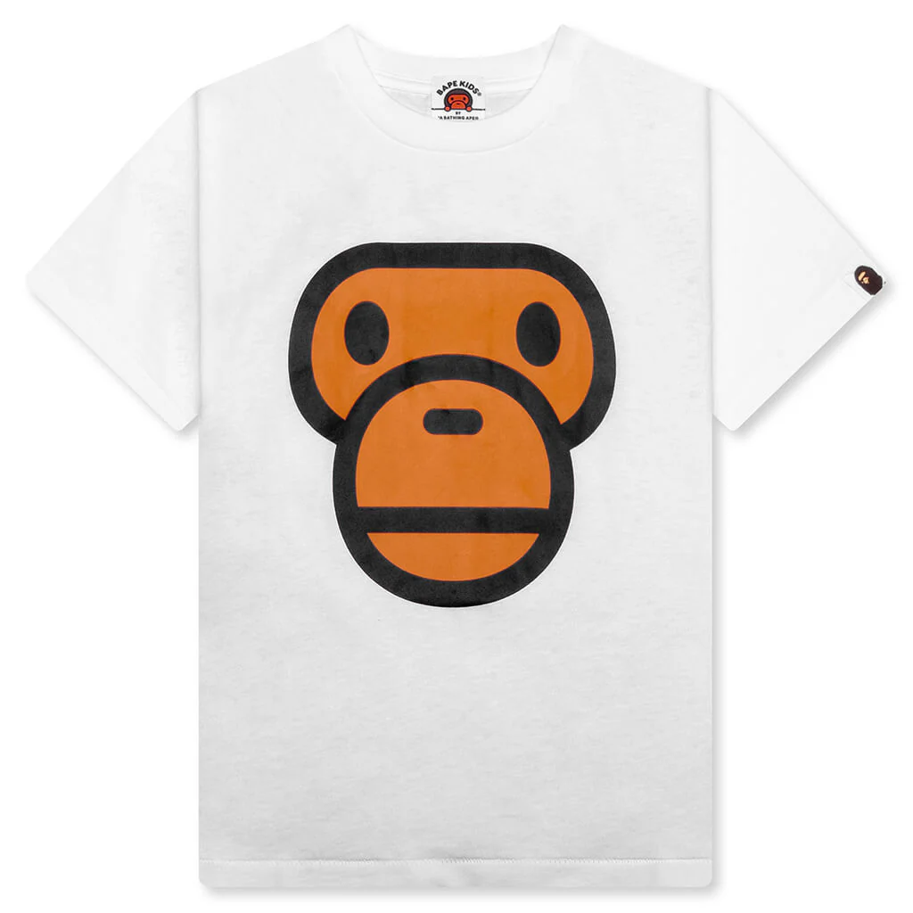 Kid's Milo Face Tee - White