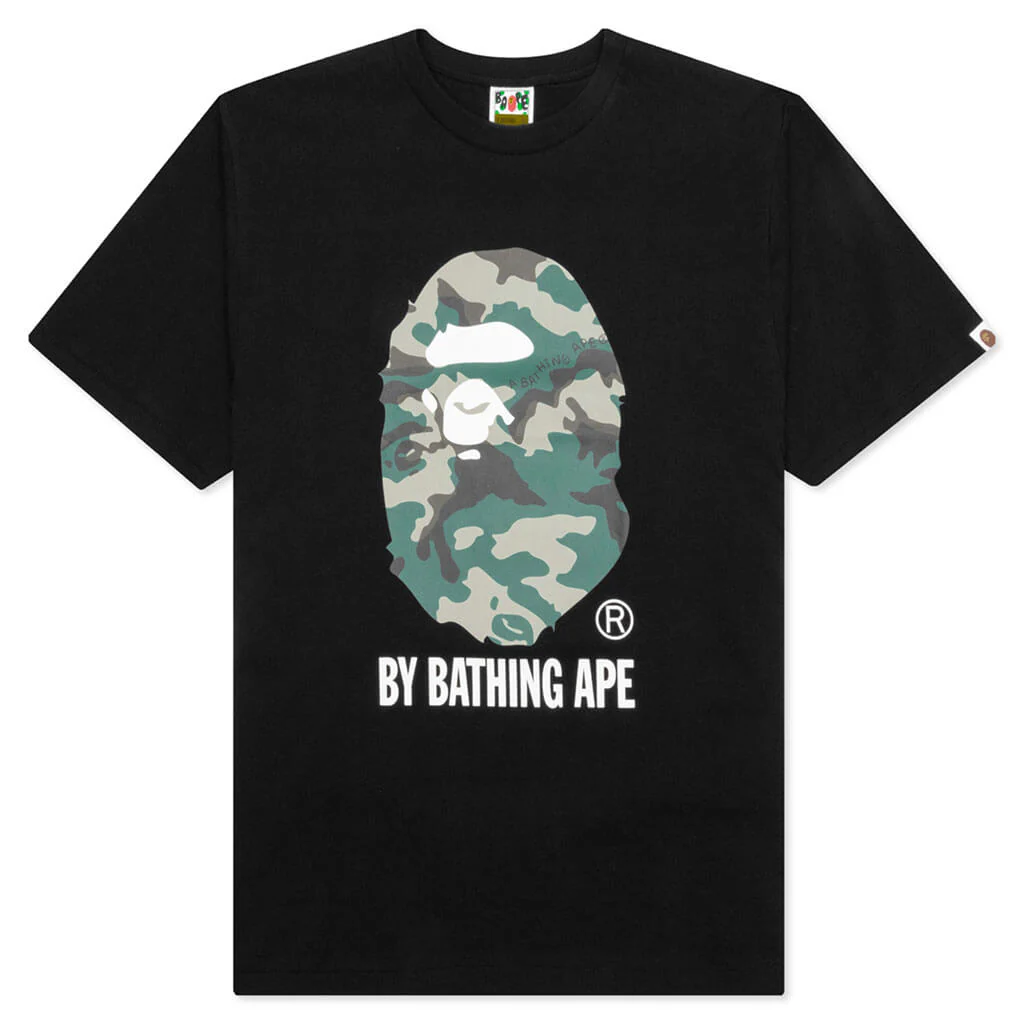 Woodland Camo By Bathing Ape Tee - Black