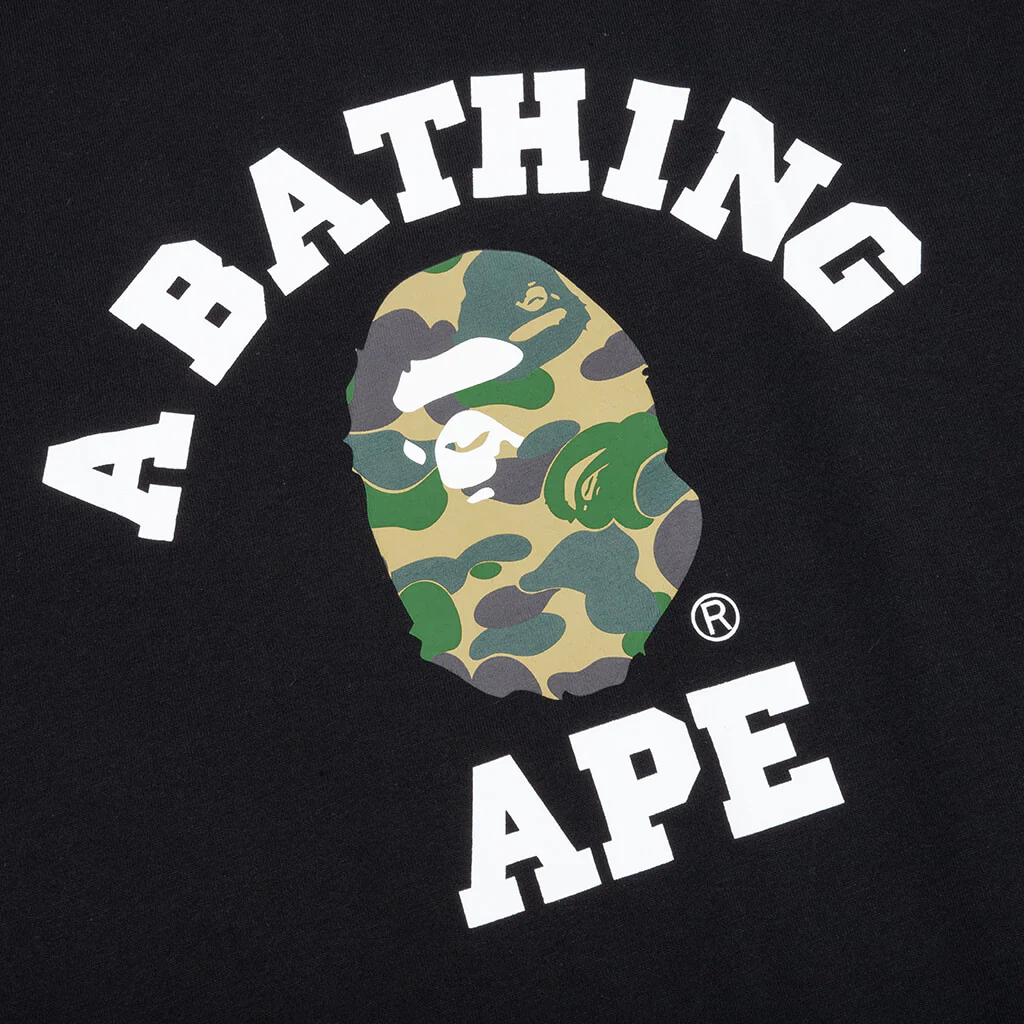 ABC Camo College Tee - Black/Green - Image 3