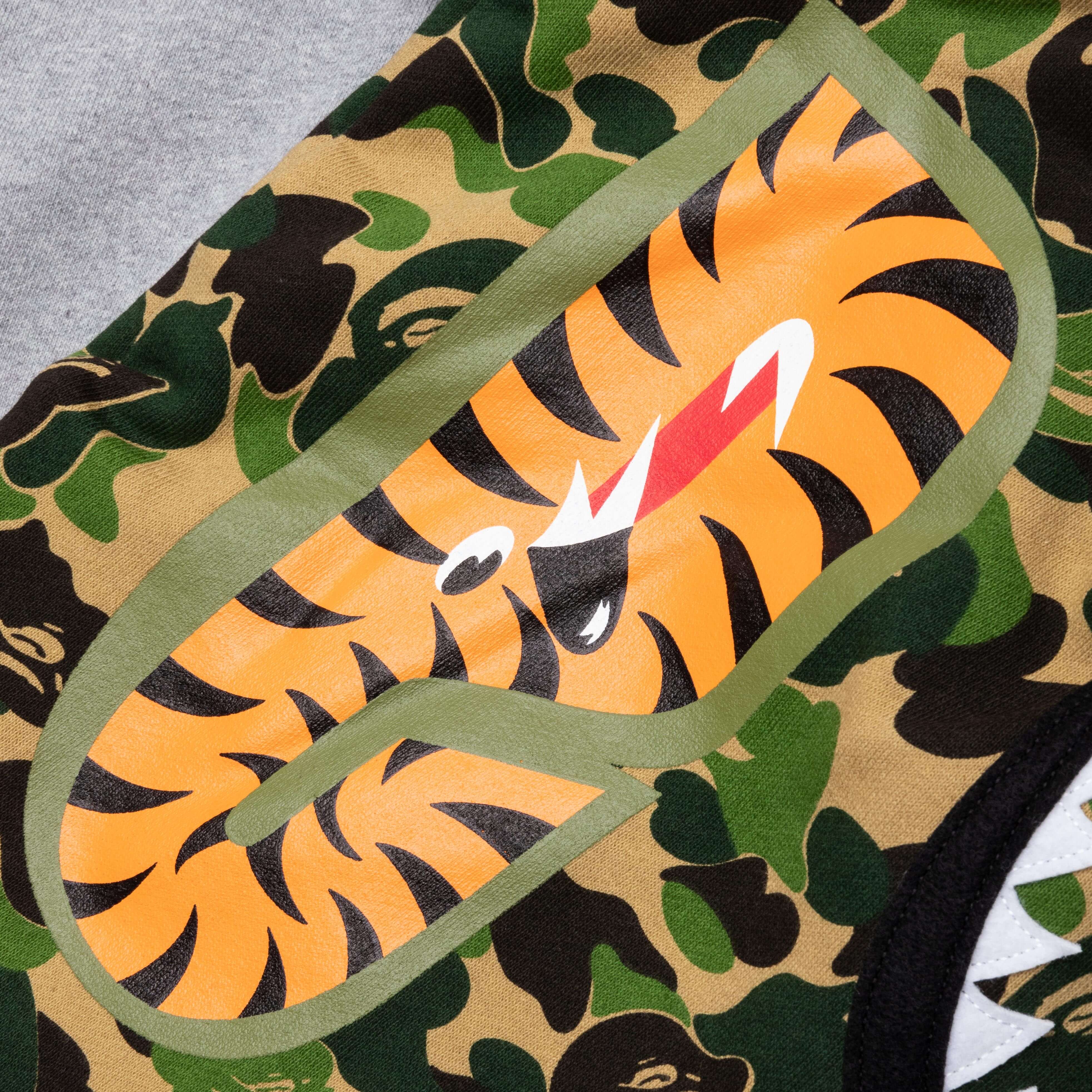 Abc Camo Shark Pullover Hoodie - Gray - Image 5