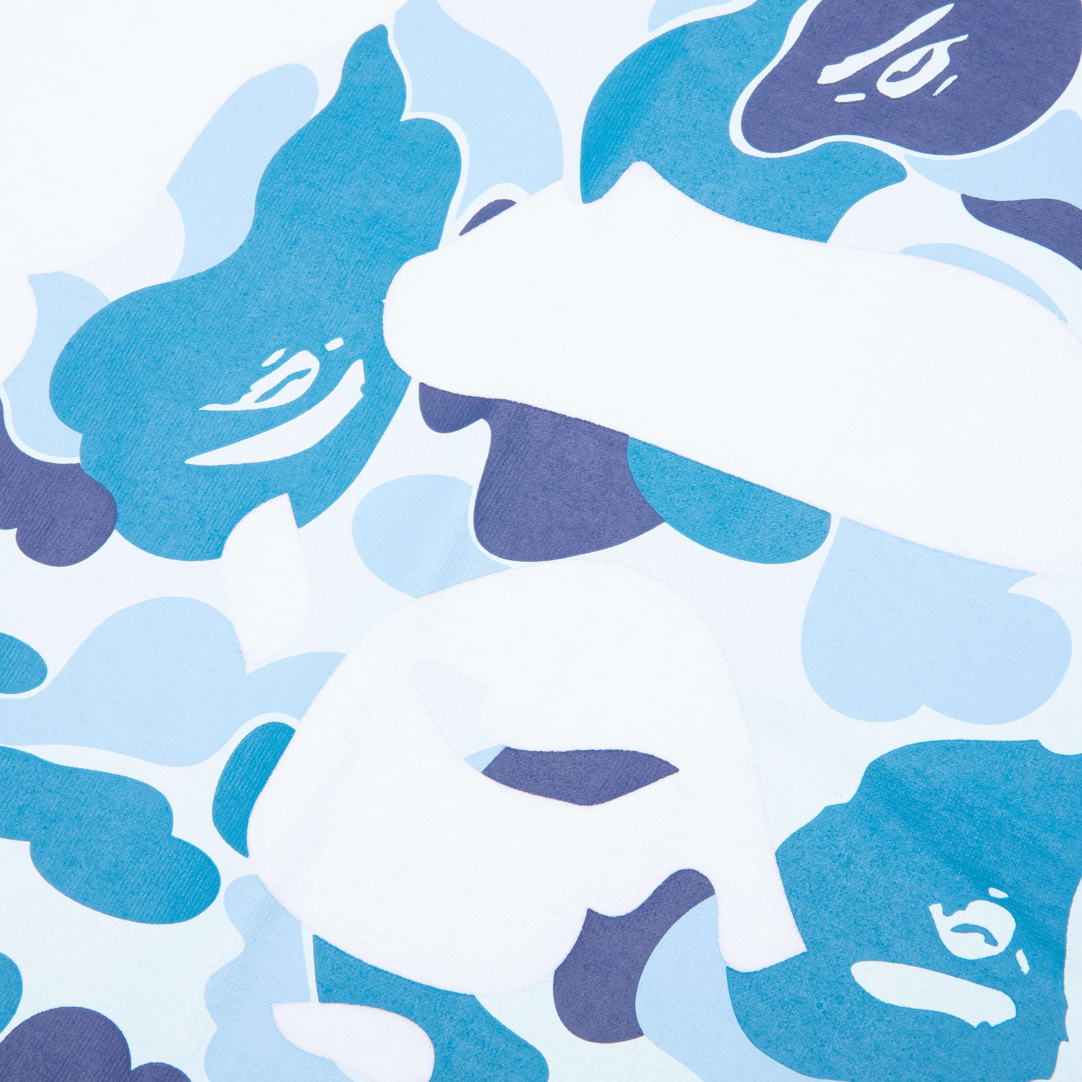 Abc Camo Side Big Ape Head Tee - White/Blue - Image 3