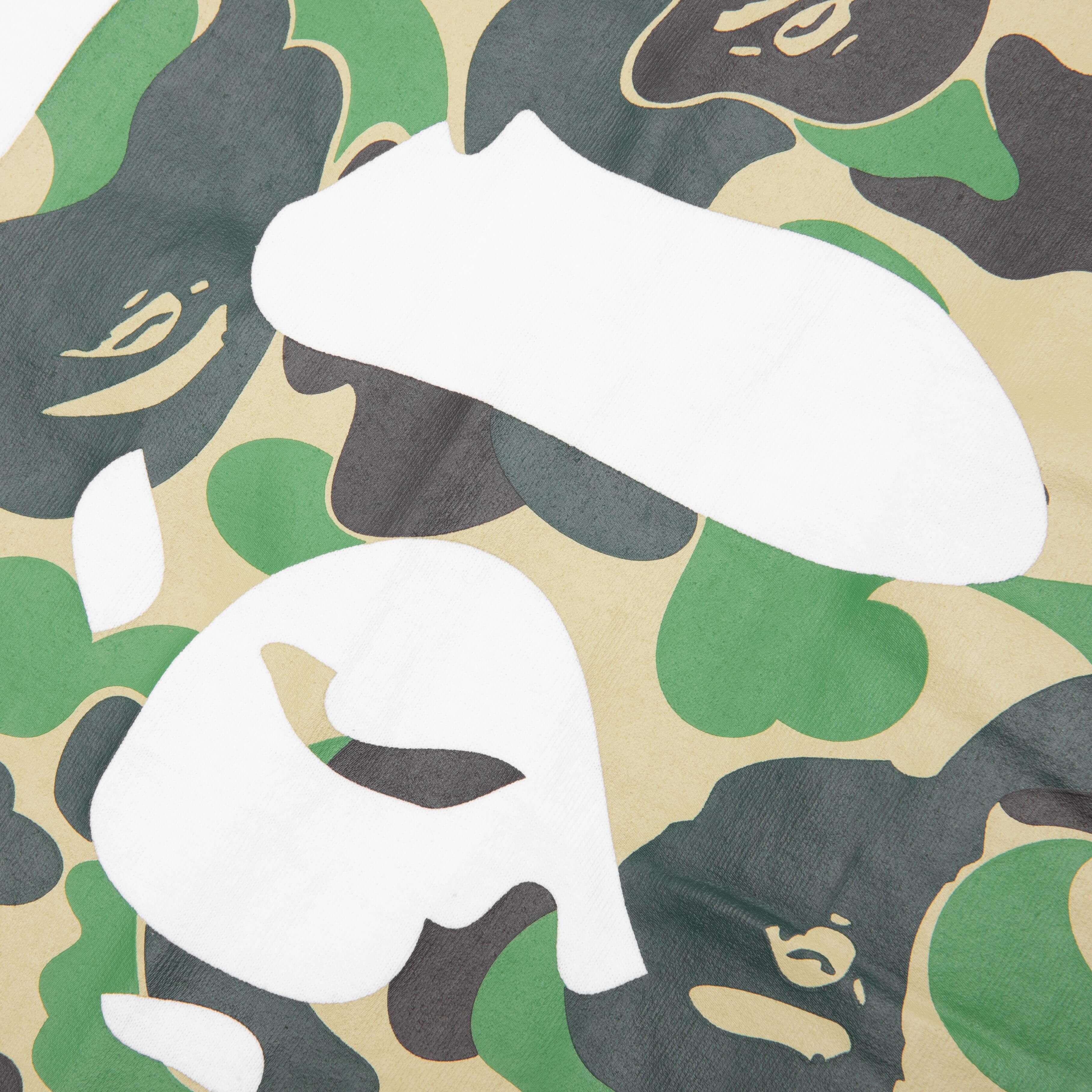 Abc Camo Side Big Ape Head Tee - White/Green - Image 3