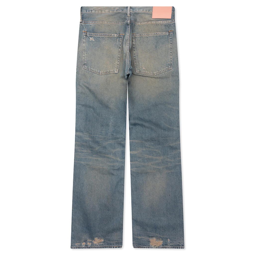 2010 Regular Fit Jeans - Mid Blue/Light Grey - Image 2