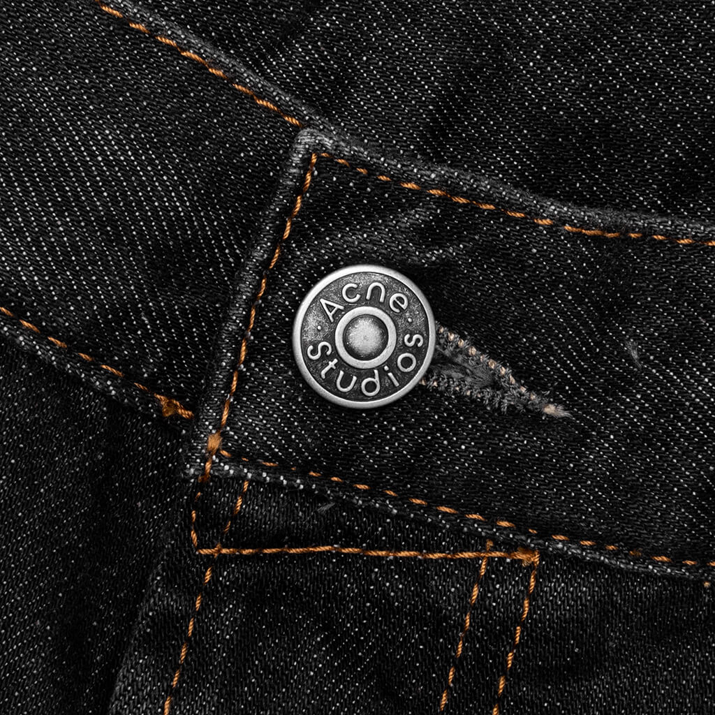 Denim Shorts - Black - Image 4