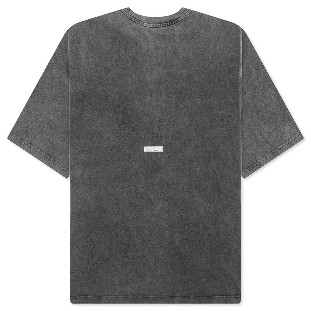Garment Dyed Crew Neck T-Shirt Fn-Ux-Tshi000018 - Faded Black - Image 2