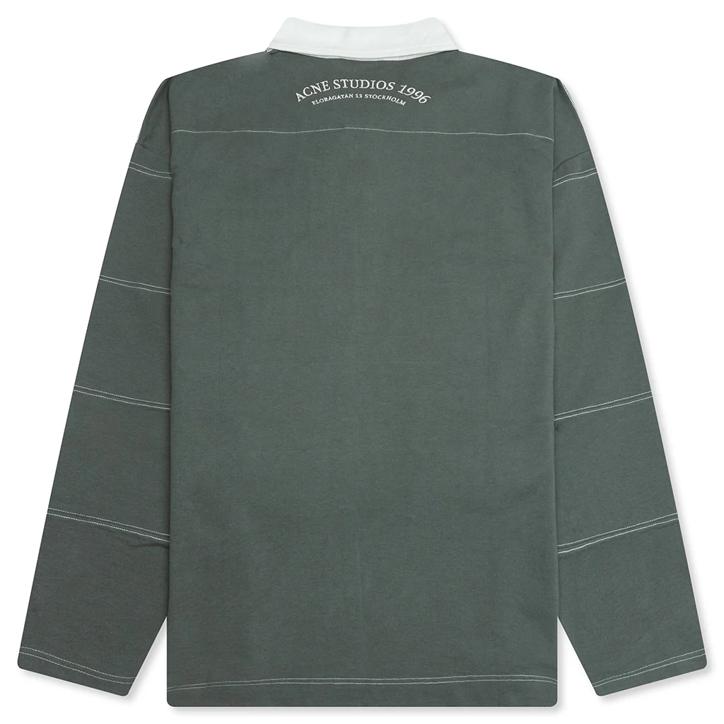 Floragatan Artwork Polo - Vintage Green - Image 3