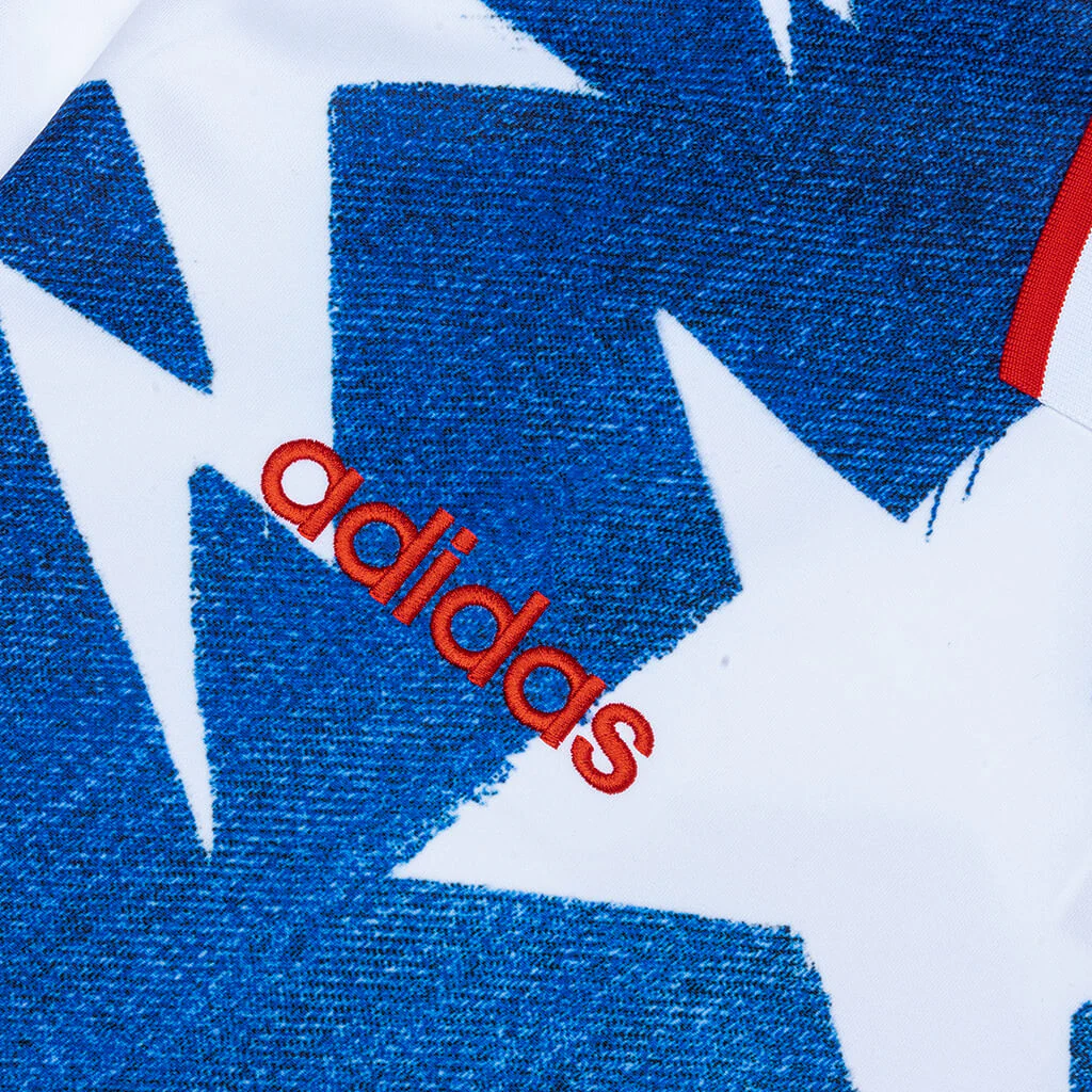 Adidas x BAPE L/S Star Jersey - Medium Blue Denim - Image 3