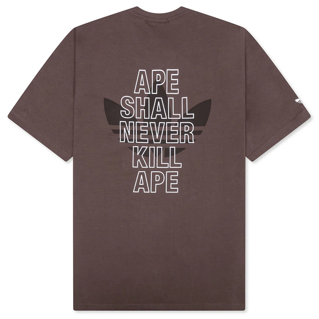 Adidas x BAPE S/S Tee - Earth Strata - Image 2