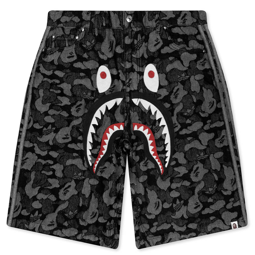 Adidas x BAPE Shark Denim Jorts - Black