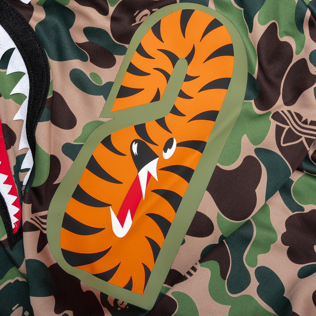 Adidas x BAPE Shark Track Hoodie - Crew Green - Image 4