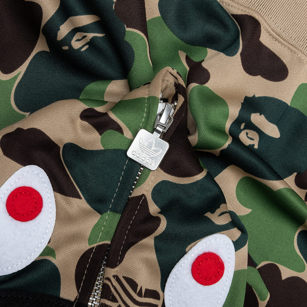 Adidas x BAPE Shark Track Hoodie - Crew Green - Image 6