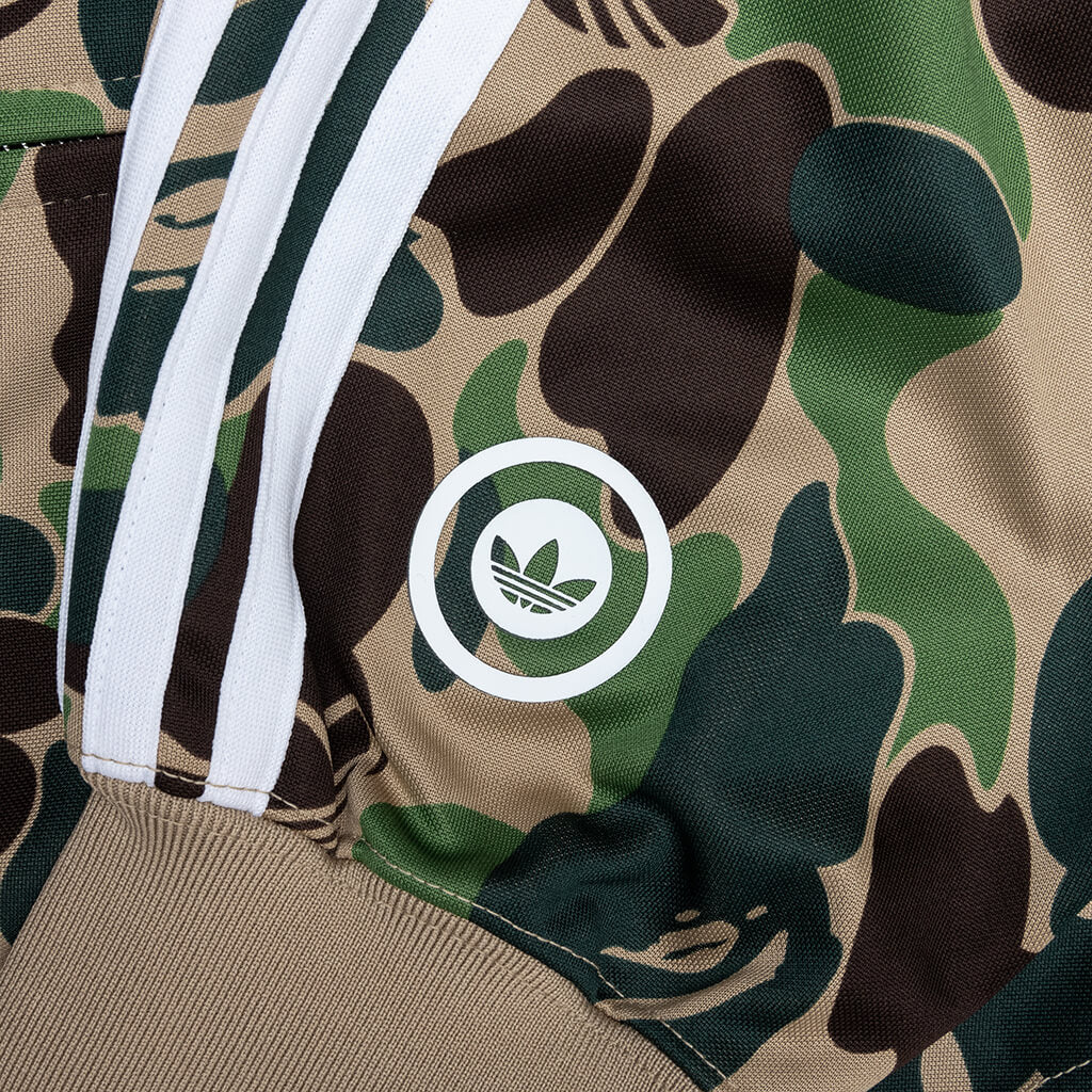 Adidas x BAPE Shark Track Hoodie - Crew Green - Image 7
