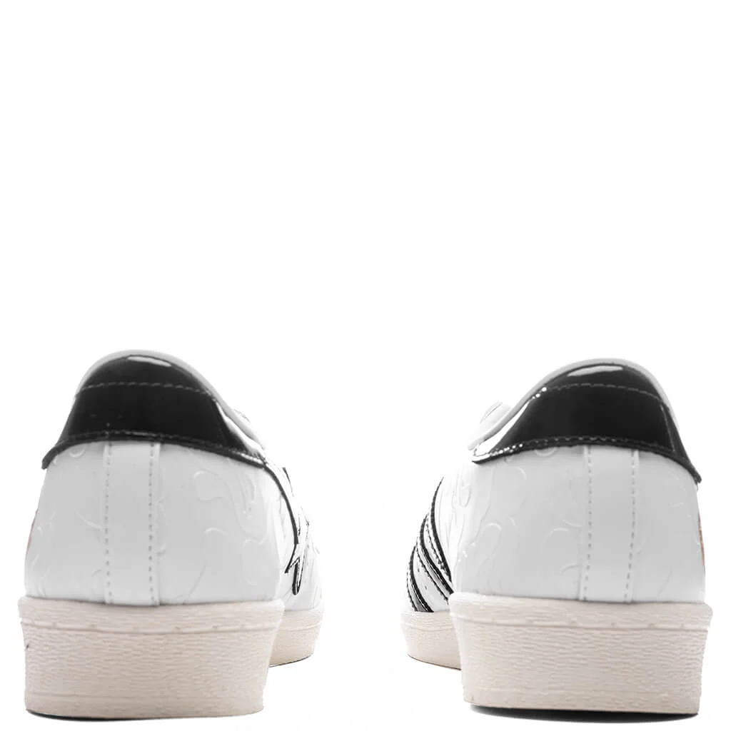 Adidas x BAPE Superstar - Cloud White/Core Black/Off White - Image 4