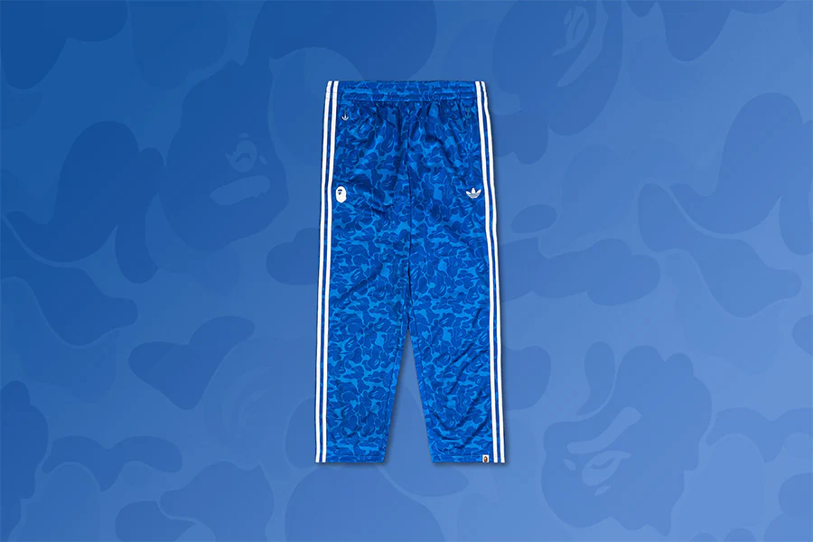 Adidas x BAPE Track Pants All Over Print - Blue - Image 2