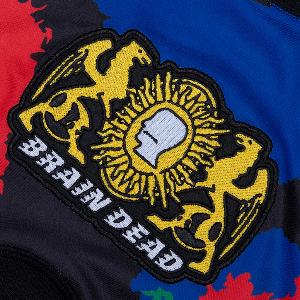 Adidas x Brain Dead L/S Jersey - Black/Eqt Yellow - Image 3