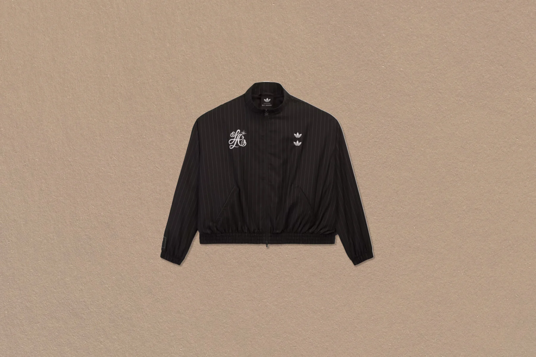 Adidas Originals x Willy Chavarria Pinstripe Track Jacket - Black/White - Image 2