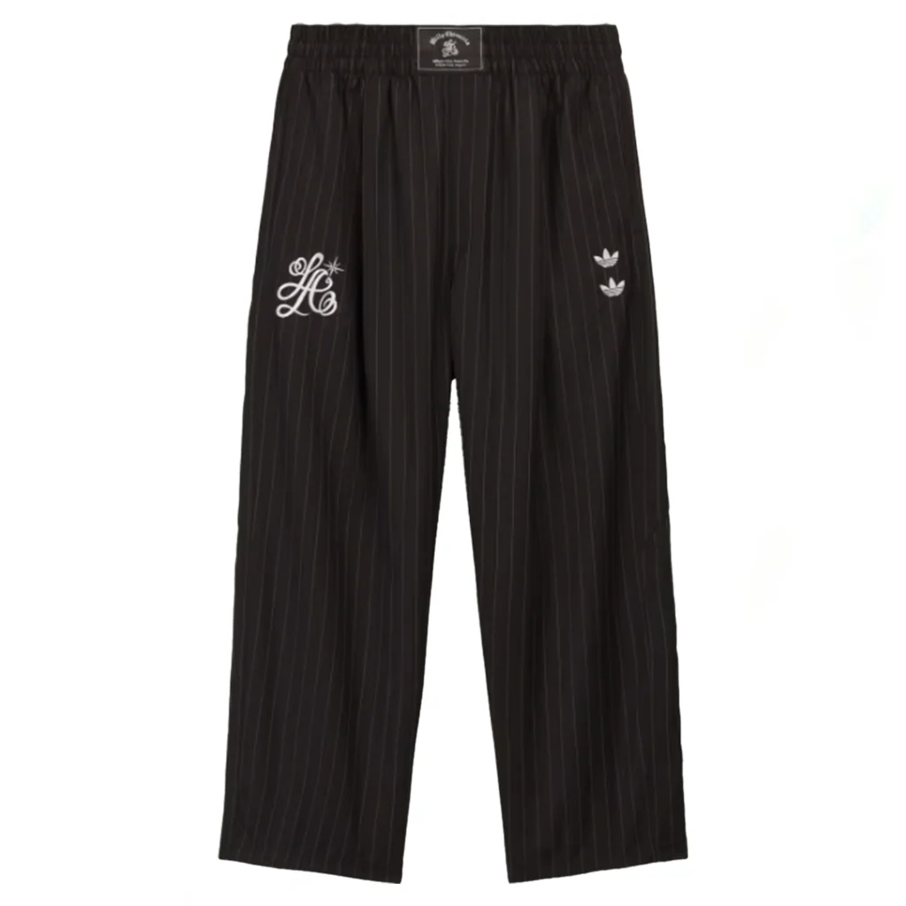 Adidas Originals x Willy Chavarria Pinstripe Track Pants - Black/White