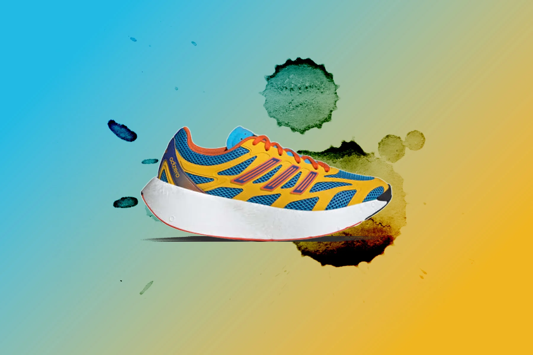 Adizero Aruku - Sky Rush/Lucid Blue/Orange - Image 5